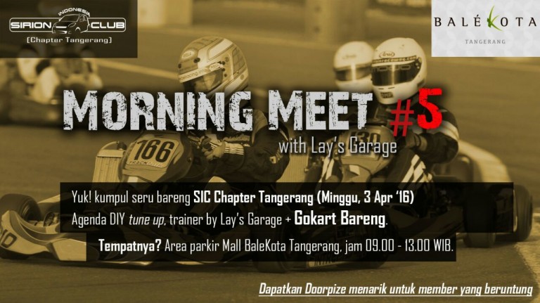 Morning Meets #5 Gokart Tangerang